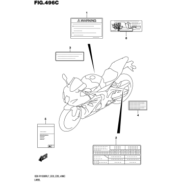 LABEL (GSX-R1000RL7 E33)