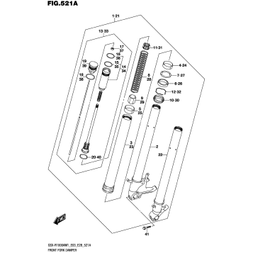 FRONT FORK DAMPER (GSX-R1000A,GSX-R1000ZA)