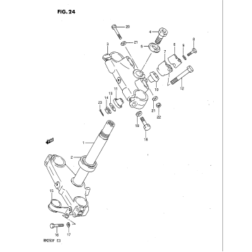 STEERING STEM (MODEL F)