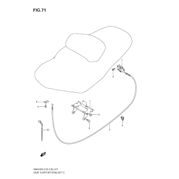 SEAT SUPPORT BRACKET