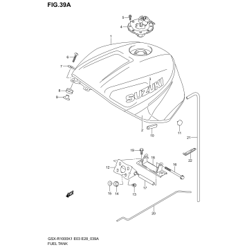 FUEL TANK (MODEL K2)