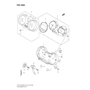 SPEEDOMETER (GSF1250SK7/SK8/SK9)