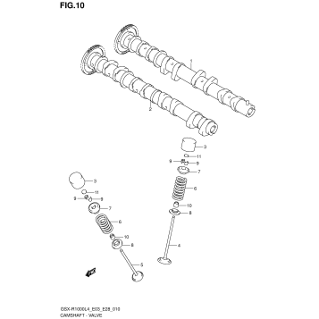 CAMSHAFT - VALVE