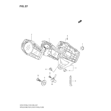 SPEEDOMETER (GSX-R750 L2 E28)