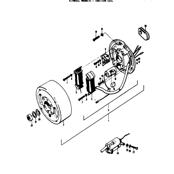 FLYWHEEL MAGNETO - IGNITION COIL