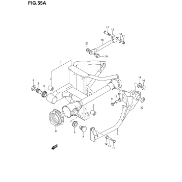 REAR SWINGING ARM (MODEL K3/K4/K5)