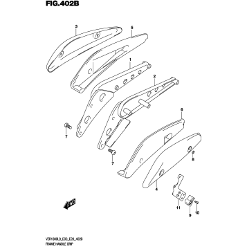 FRAME HANDLE GRIP (VZR1800BZL9 E03)