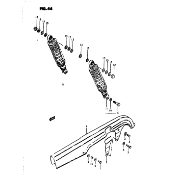 CHAIN CASE - SHOCK ABSORBER
