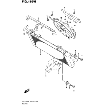 RADIATOR (GSX-S750AZL8 E33)