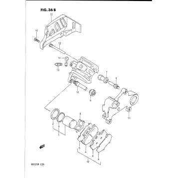 REAR CALIPERS (MODEL M)