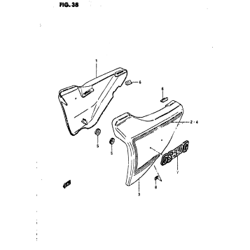 FRAME COVER (GS850GT)