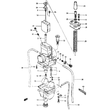 CARBURETOR (MODEL G/H/J)