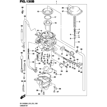 CARBURETOR (DR-Z400SML9 E28)