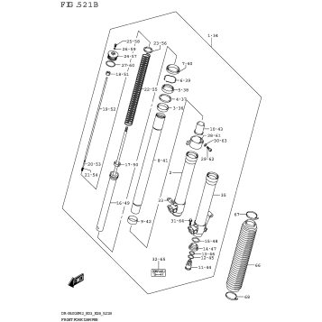 FRONT FORK DAMPER (DR-Z400S)