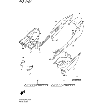 FRAME COVER (GW250L5 P33)