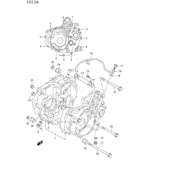 CRANKCASE (MODEL R/S/T)