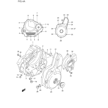 CRANKCASE COVER (MODEL R/S/T)