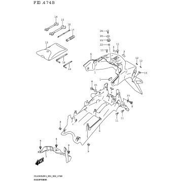 REAR FENDER (DL1050RJ)