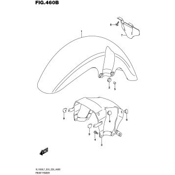 FRONT FENDER (VL1500BL7 E28)