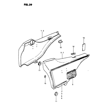 FRAME COVER (GS1100EX)