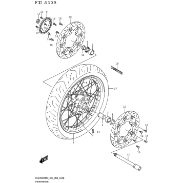 FRONT WHEEL (DL1050RC)