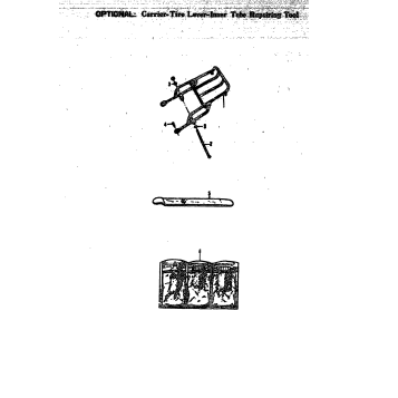 OPTIONAL: CARRIER-TIRE LEVER-INNER TUBE REPAIRING TOOL