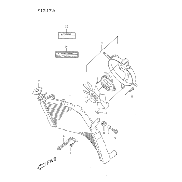 RADIATOR (MODEL W/X)