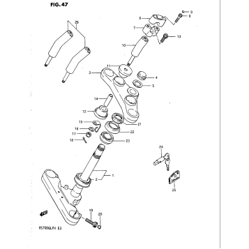 STEERING STEM (MODEL G)