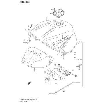 FUEL TANK (MODEL K3)