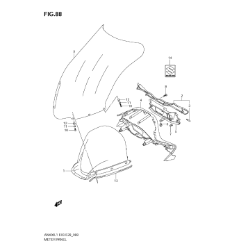 METER PANEL (AN400 L1 E33)