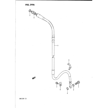 FRONT BRAKE HOSE (MODEL L/M)