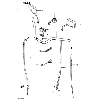 HANDLEBAR (GS1100ED)