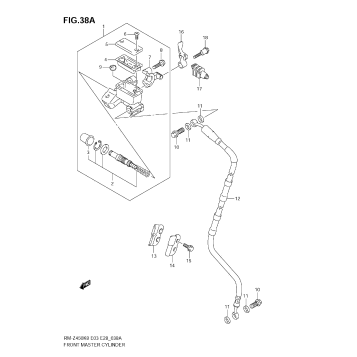 FRONT MASTER CYLINDER (RM-Z450 L1)