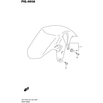 FRONT FENDER (GSX-S750L6 E03)