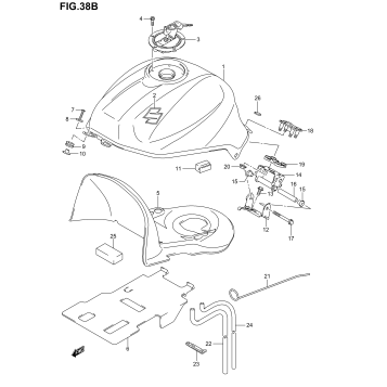 FUEL TANK (MODEL K4)