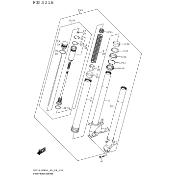 FRONT FORK DAMPER (GSX-R1000A)