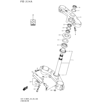 STEERING STEM (GSX-R1000A)