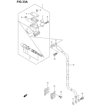 FRONT MASTER CYLINDER (MODEL K5/K6)