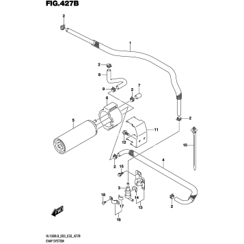 EVAP SYSTEM (VL1500TL9 E33)