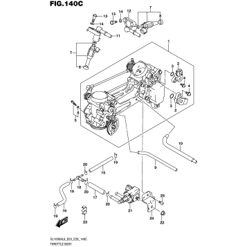 THROTTLE BODY (DL1000AL6 E33)