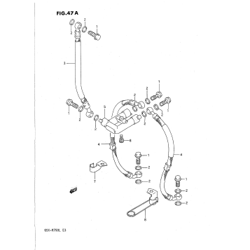 FRONT BRAKE HOSE (MODEL L)
