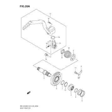 KICK STARTER (RM-Z450 L0/L1)