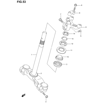 STEERING STEM (AN400K3/K4/K5/K6)