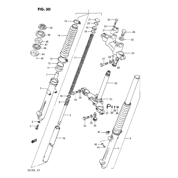 FRONT FORK (H/J/K/L)