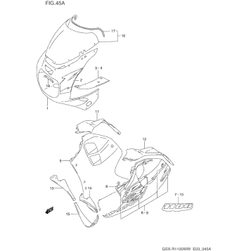 COWLING BODY (MODEL R M18)