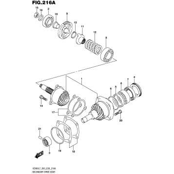 SECONDARY DRIVE GEAR