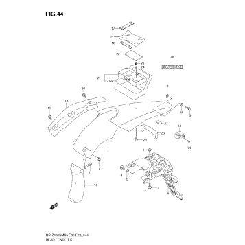 REAR FENDER (MODEL K5/K6)