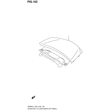 COVER SET PILLION RIDER (OPTIONAL)
