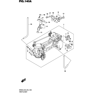 THROTTLE BODY (SV650L9 E03)