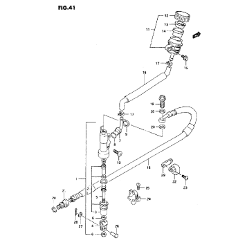 REAR MASTER CYLINDER (MODEL K)